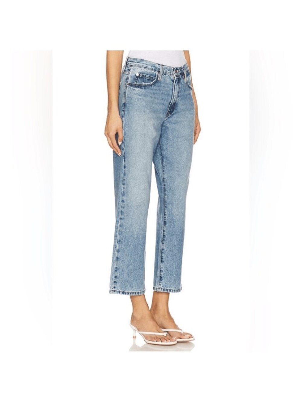 NWT Size 27 - FRAME The Hang 100% Cotton Mid Rise jeans in Seattle (NWT US$ 298) - Picture 2 of 16